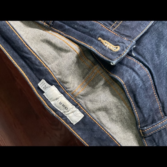 Torrid distressed patchwork mini Jean shorts - Picture 5 of 5